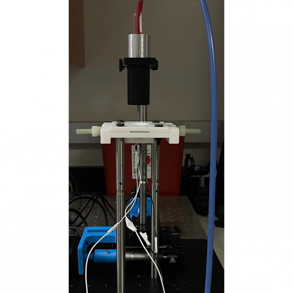 Heating Stage for Nanomaterials Apparatus Final Set-Up