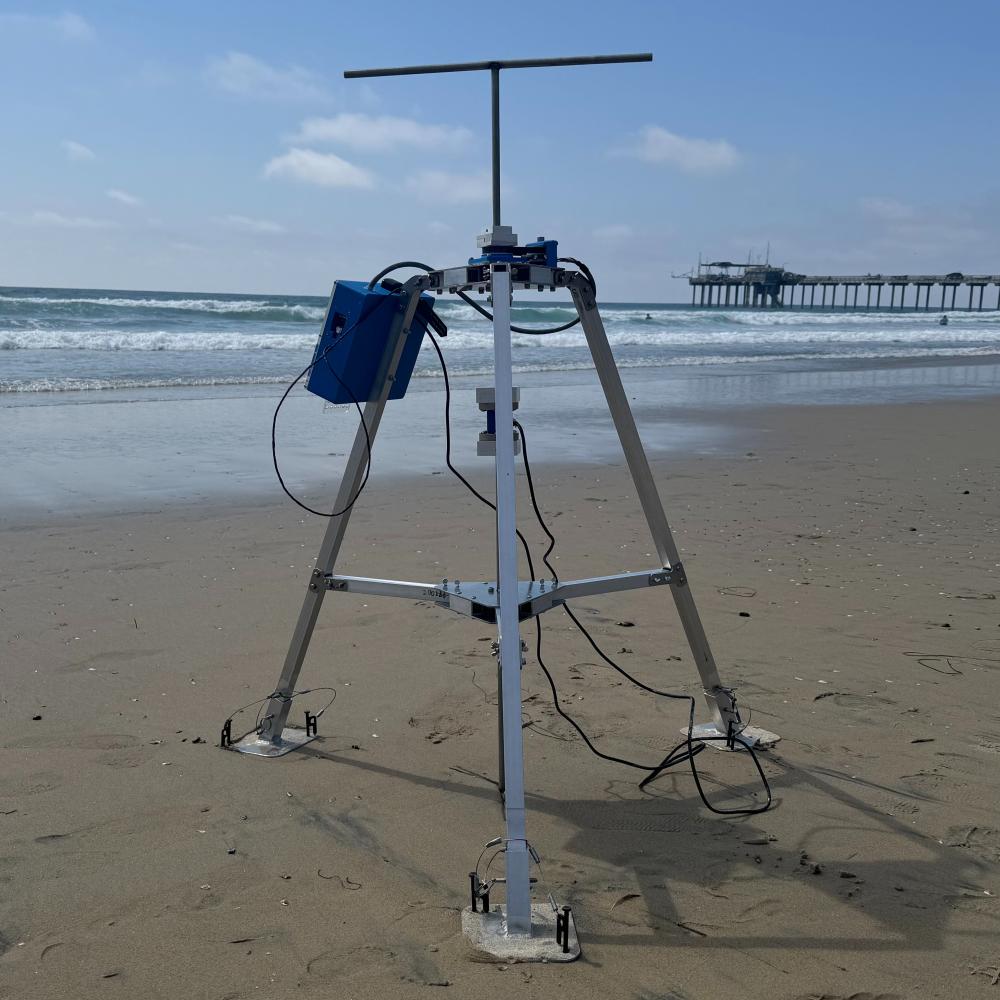 Resistive Torque Measurement Apparatus at La Jolla Shores Beach