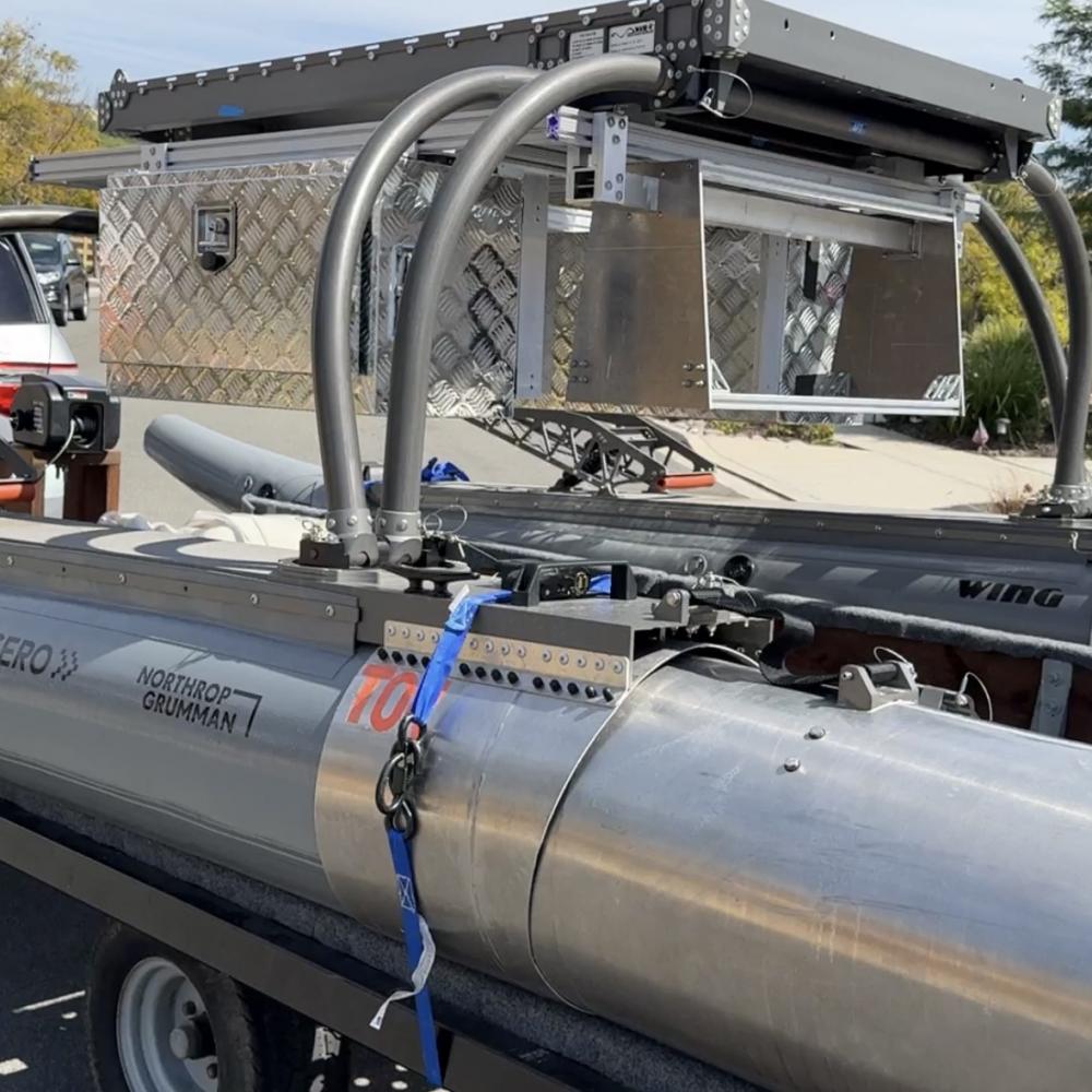 Accessible Enclosure System ON a 16' Autonomous Surface Vessel