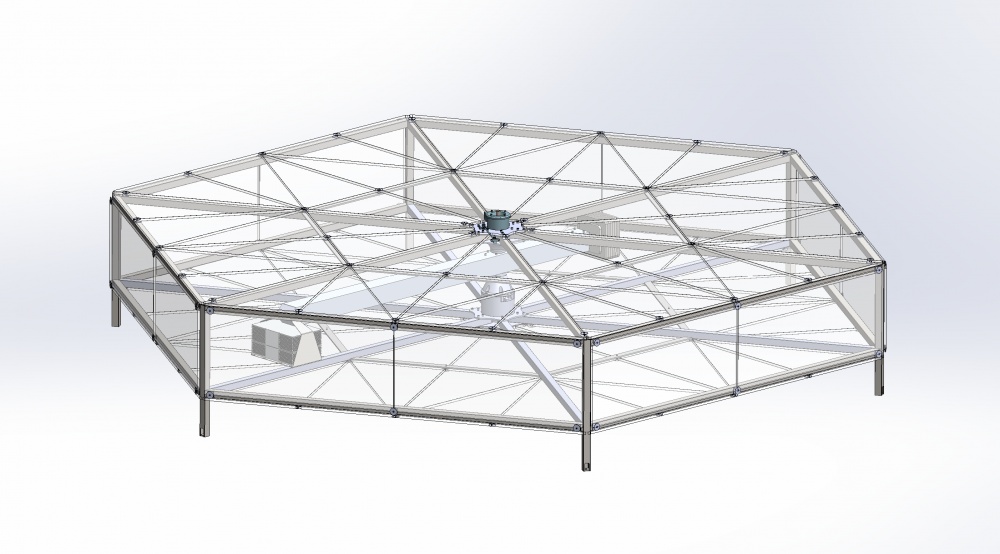 BLAST centrifuge assembly that will be build and tested at The Arthur C. Clarke Center for Human Imagination.